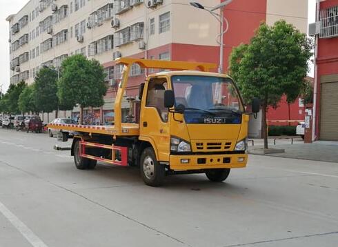 庆铃五十铃窄体黄牌清障车